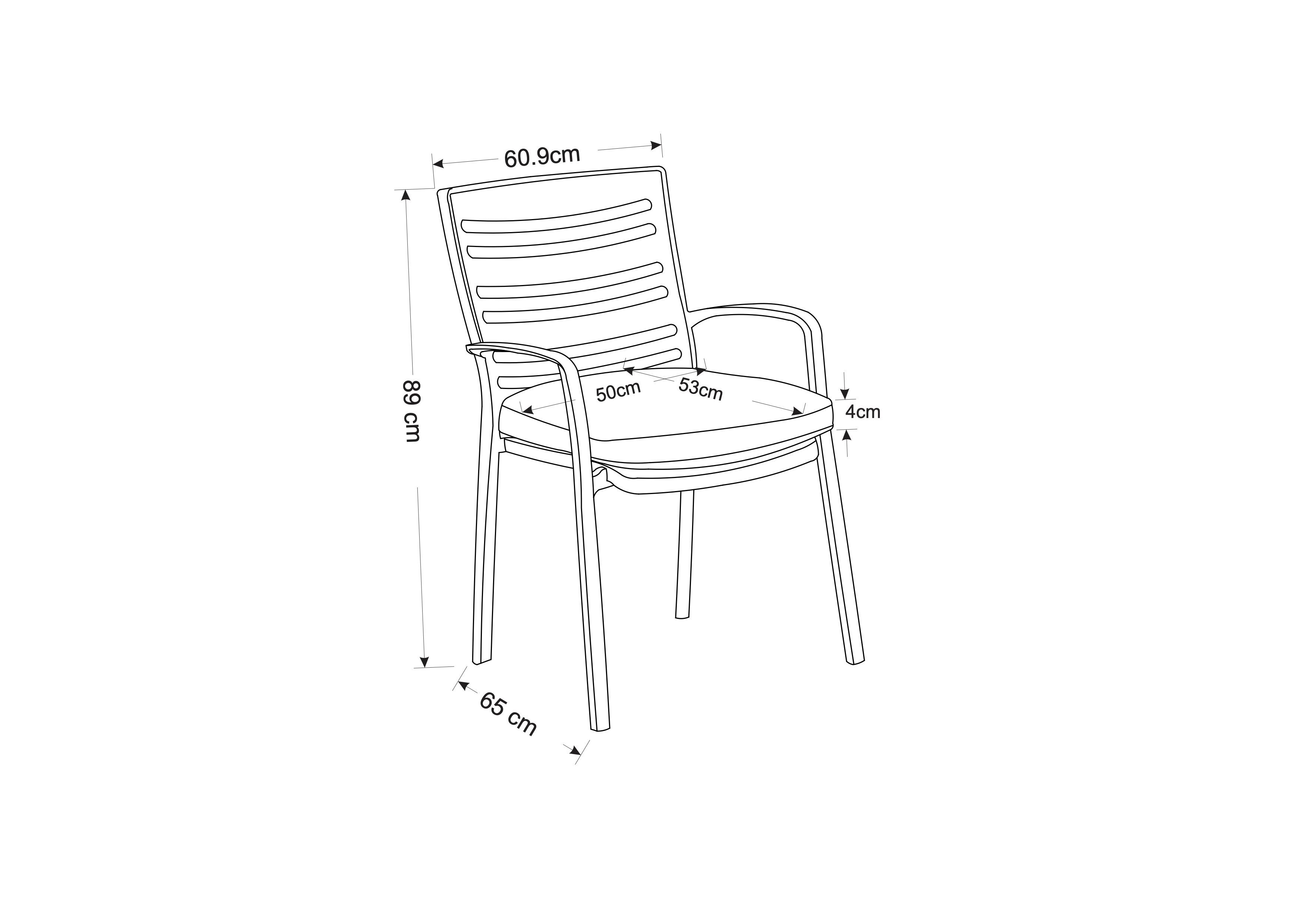 Lyra 6 Seat Round Dining Set dimensions